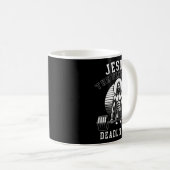 Jesus The Deadlifter - Jesus Deadlifting Christian Kaffeetasse (VorderseiteRechts)