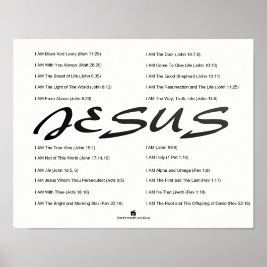 Jesus the Great I BAM Poster (Vorne)