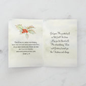 JESUS The Greatest Gift of All John 3:16 Christmas Karte (Innenseite)