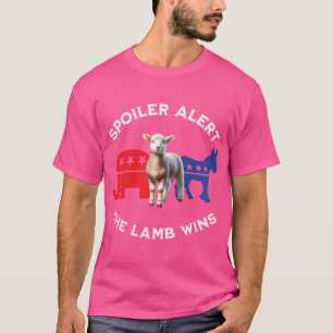 Jesus The Lamb gewinnt den US-Präsidenten Christli T-Shirt