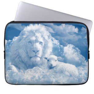 JESUS THE LAMB UND JESUS THE LION LAPTOPSCHUTZHÜLLE