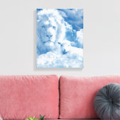 JESUS THE LAMB UND JESUS THE LION LEINWANDDRUCK (Insitu (Wohnzimmer))