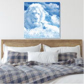 JESUS THE LAMB UND JESUS THE LION LEINWANDDRUCK (Insitu (Schlafzimmer))