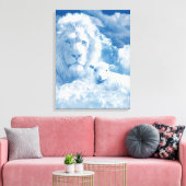 JESUS THE LAMB UND JESUS THE LION LEINWANDDRUCK (Insitu (Wohnzimmer))