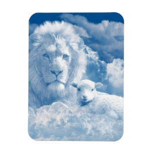 JESUS THE LAMB UND JESUS THE LION MAGNET