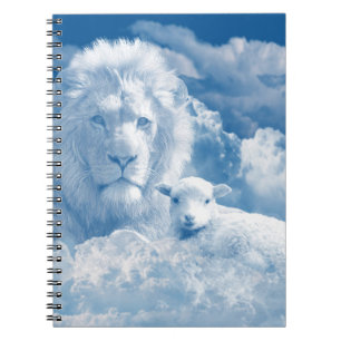 JESUS THE LAMB UND JESUS THE LION NOTIZBLOCK