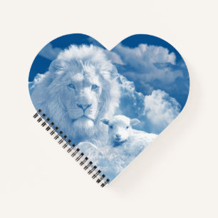 JESUS THE LAMB UND JESUS THE LION NOTIZBLOCK