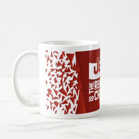 Jesus, the reason for christmas mug kaffeetasse (Links)