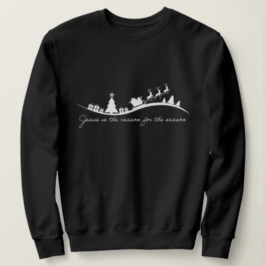 Jesus the reason for the season  sweatshirt (Design vorne)