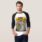 JESUS THE ROARING LION OF JUDAH, REV 5:5 T - Shirt (Vorne ganz)