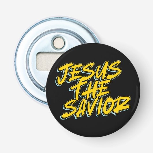 JESUS THE SAVIOR FLASCHENÖFFNER (Vorderseite)