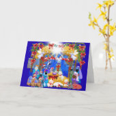 Jesus The Savior Is Born Greeting Card Karte (Gelbe Blume)