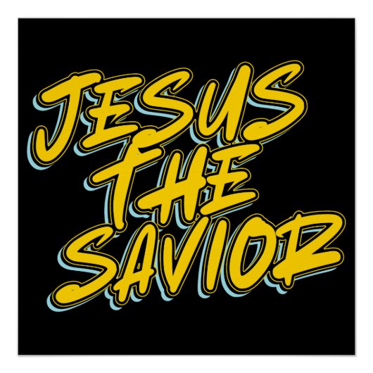 JESUS THE SAVIOR POSTER (Vorderseite)