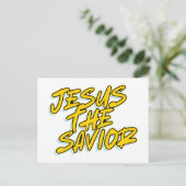 JESUS THE SAVIOR POSTKARTE (Stehend Vorderseite)