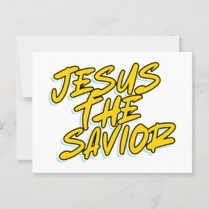 JESUS THE SAVIOR POSTKARTE