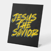 JESUS THE SAVIOR SOCKELSCHILD (Vorderseite)
