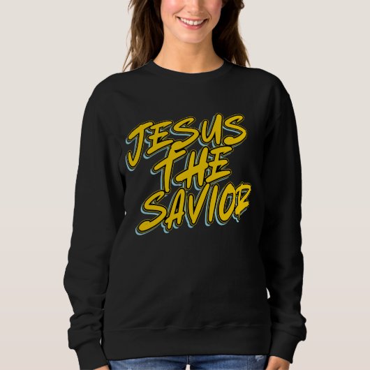 JESUS THE SAVIOR SWEATSHIRT (Vorderseite)