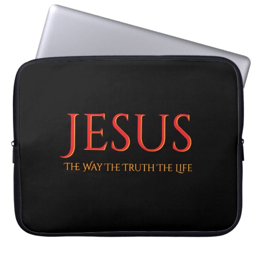 Jesus The Way The Truth The Life  Laptopschutzhülle (Vorderseite)