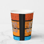 Jesus, The Way, The Truth, The Life Retro Sunset Pappbecher (Rechts)