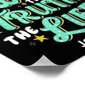 Jesus The Way Truth Life John 14 6 Christian Bible Poster (Ecke)