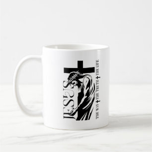 Jesus The Way Wahrheit Leben John 14 6 Christliche Kaffeetasse