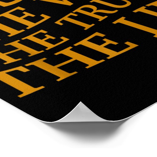 Jesus The Way-wahrheitsleben Christlicher Kleinkin Poster (Ecke)