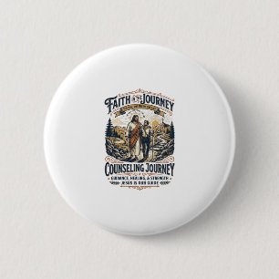 Jesus-Therapie-freundliches christliches Vintage-S Button