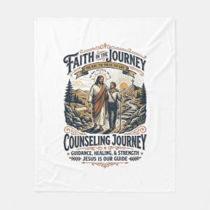 Jesus-Therapie-freundliches christliches Vintage-S Fleecedecke