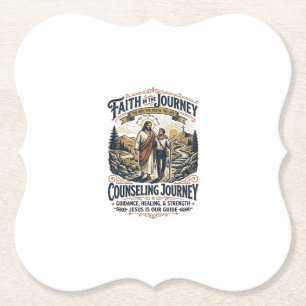Jesus-Therapie-freundliches christliches Vintage-S Untersetzer