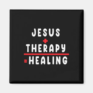 Jesus-Therapie Heilung Mental Health T-Shirt Chris Magnet
