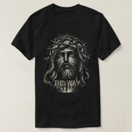Jesus "This way" Bold Graphic T - Shirt