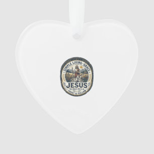 Jesus Tiny House Langsames Leben Vintage Ornament