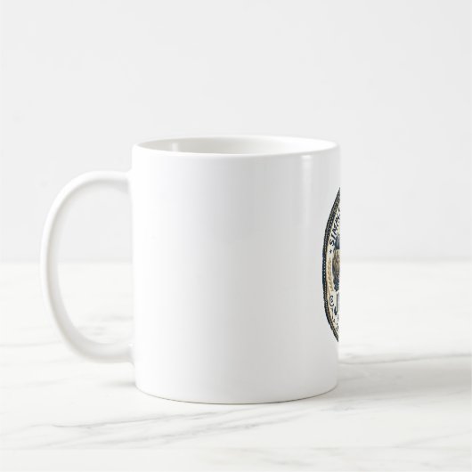 Jesus Tiny House Slow Living Vintage Kaffeetasse (Links)