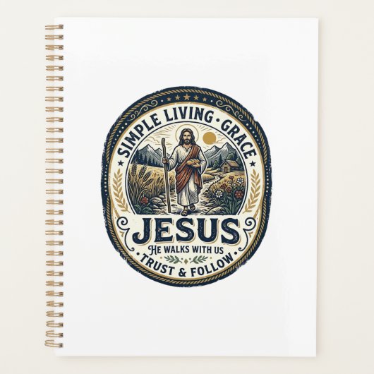 Jesus Tiny House Slow Living Vintage Planer (Vorderseite)