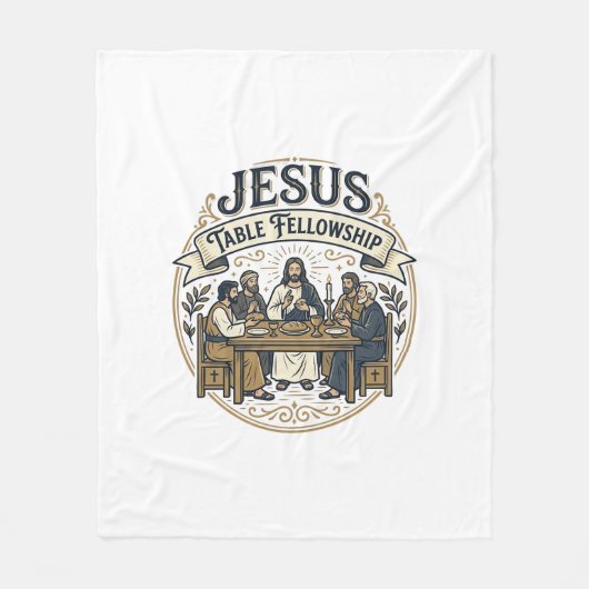 Jesus-Tischgemeinschaft Jesus-Tischgemeinschaft Ch Fleecedecke (Vorderseite)