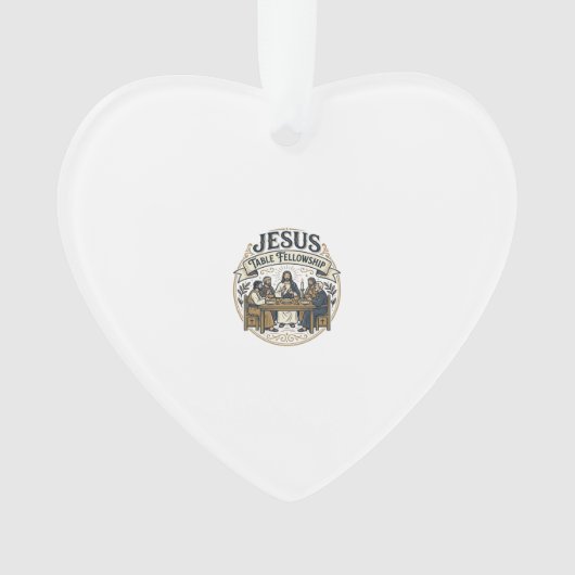Jesus-Tischgemeinschaft Jesus-Tischgemeinschaft Ch Ornament (Vorderseite)