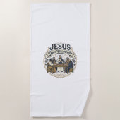 Jesus-Tischgemeinschaft Jesus-Tischgemeinschaft Ch Strandtuch (Vorderseite)