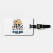 Jesus Took Naps, Funny Sloth Gepäckanhänger (Vorderseite horizontal)