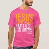 Jesus Took Nickerchen Funny Bible Verse Mark 438 C T-Shirt (Vorderseite)