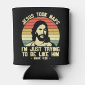 Jesus Took Nickerchen Mark 438 Dosenkühler (Rückseite)