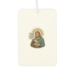 Jesus Tote Telefon Keine Musik Schweres Heben Gym Autolufterfrischer