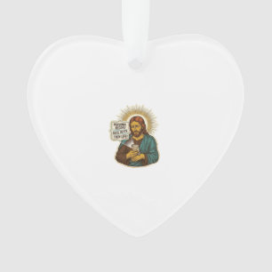 Jesus Tote Telefon Keine Musik Schweres Heben Gym Ornament