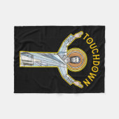 Jesus Touchdown Spaß Christlicher Glaube Sprüche M Fleecedecke (Vorderseite (Horizontal))