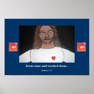 JESUS TOUCHIERTE SIE POSTER