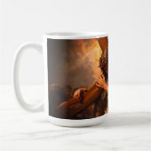 Jesus trägt das Kreuz Becher Kaffeetasse (Links)