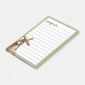 Jesus trägt das Kreuz Gebetsraum Post-it Klebezettel (angewinkelt)