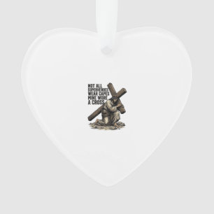 Jesus trägt das Kreuz Vintage Christlich Ornament