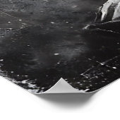 Jesus trägt das Kreuzplakat Poster (Ecke)