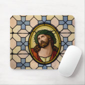 Jesus trägt die Krone von Thorns Mousepad (Mit Mouse)