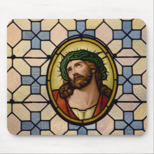 Jesus trägt die Krone von Thorns Mousepad